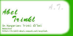 abel trinkl business card